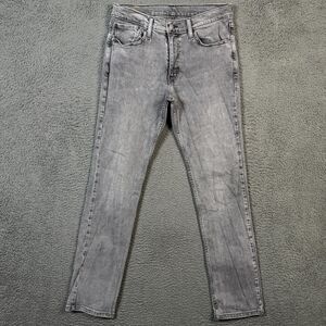 Levis 511 Jeans Mens 32x32 (Fits 30x31) Gray Slim Fit Stretch Denim Pants